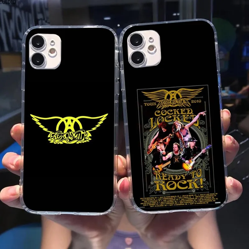 

Чехол для телефона Aerosmith Rock для iPhone 14 13 12 11 XS X 8 7 6 Plus Mini Pro Max SE 2022, прозрачный чехол, чехол
