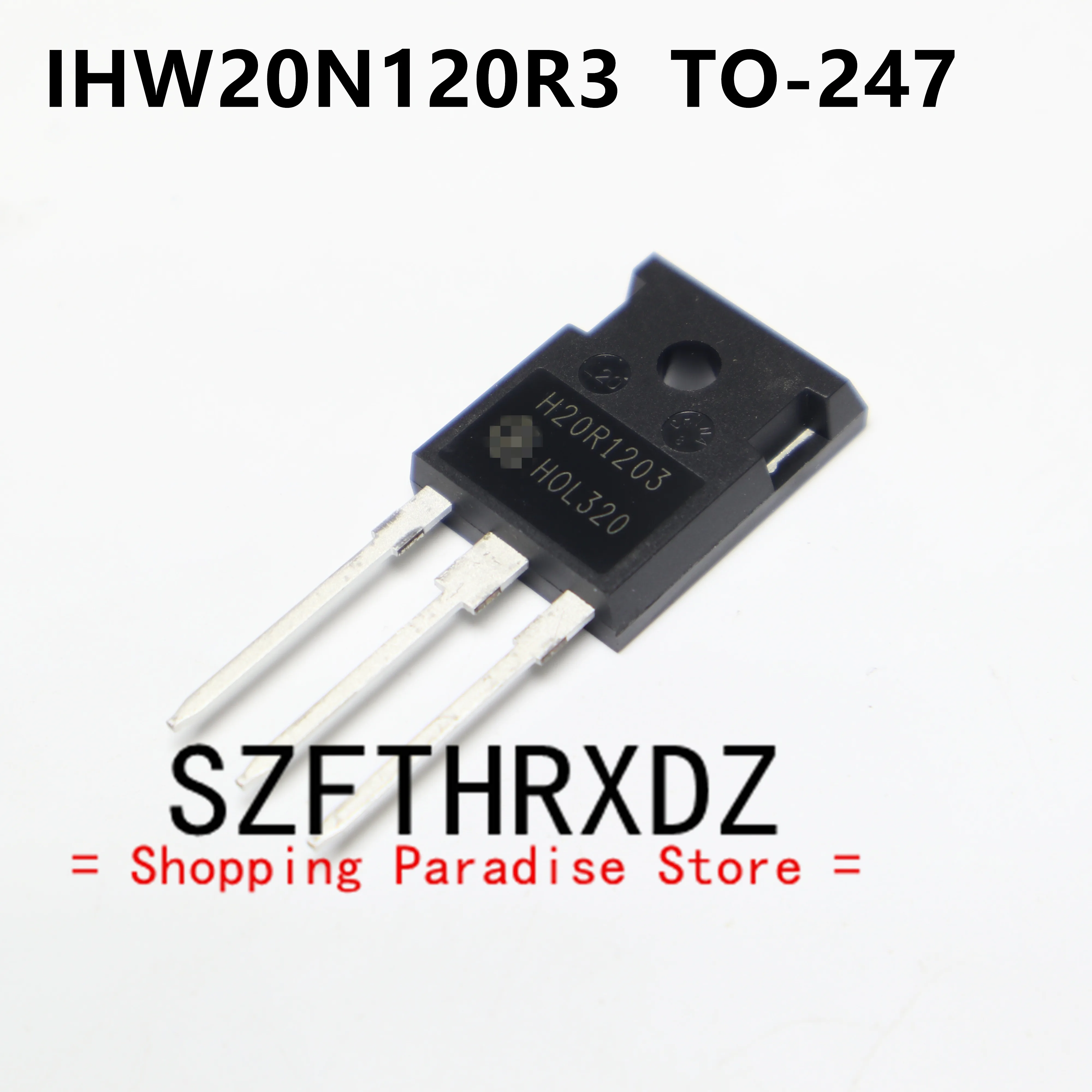 

SZFTHRXDZ 10pcs 100% new imported original H20R1203 IHW20N120R3 TO-247 IGBT power tube induction cooker power tube 20A 1200V