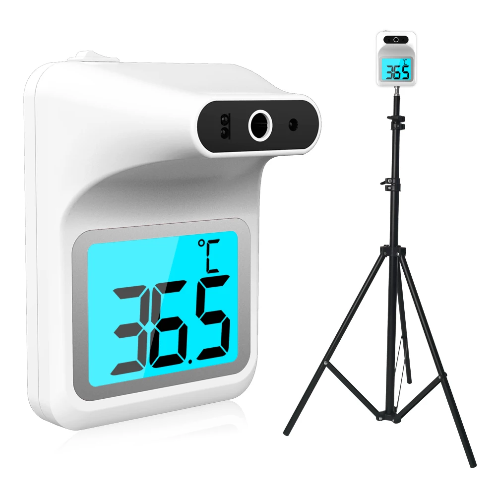 

2021 Infrared Thermometer Wall- mounted Forehead Fever Smart Digital CE Hands Free Instant Scanning