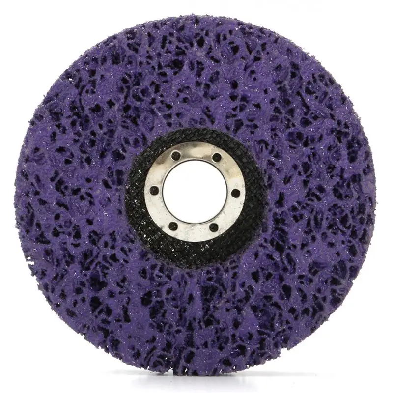 2/6Pcs Coral Disc Wheels Poly Strip Disc Abrasive Wheel Paint Rust Removal Clean For Angle Grinder 100*16mm/125*22mm/115*22mm images - 6