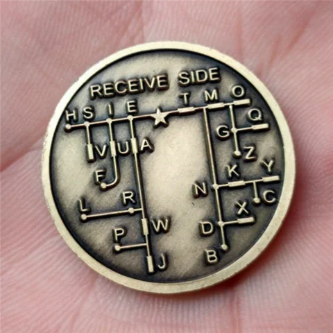 Юбилейные Монеты CW Morse, тренировочная монета для новичков радиолюбителей