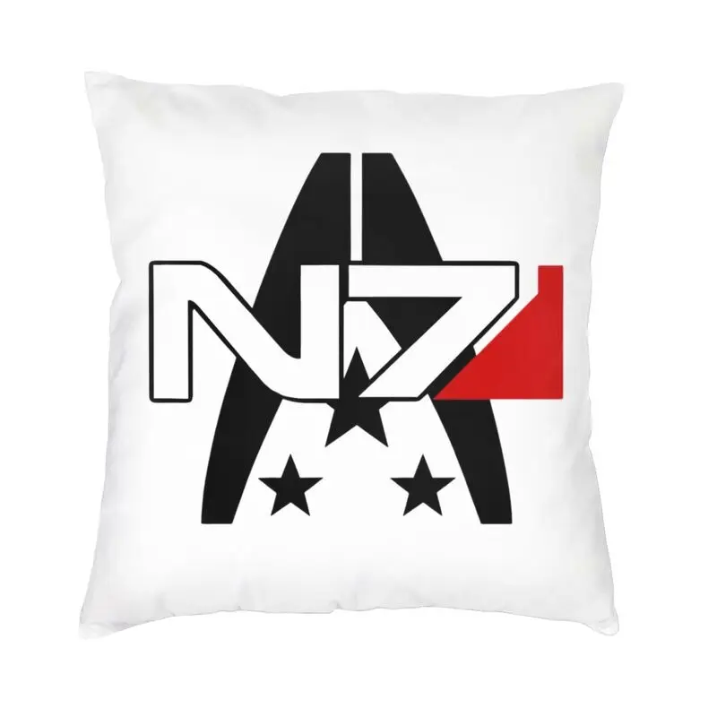 

Cool N7 Mass Effect Alliance Logo Square Throw Pillow Case Home Decor 3D Double Side Printed Cushion Cover for Living Room