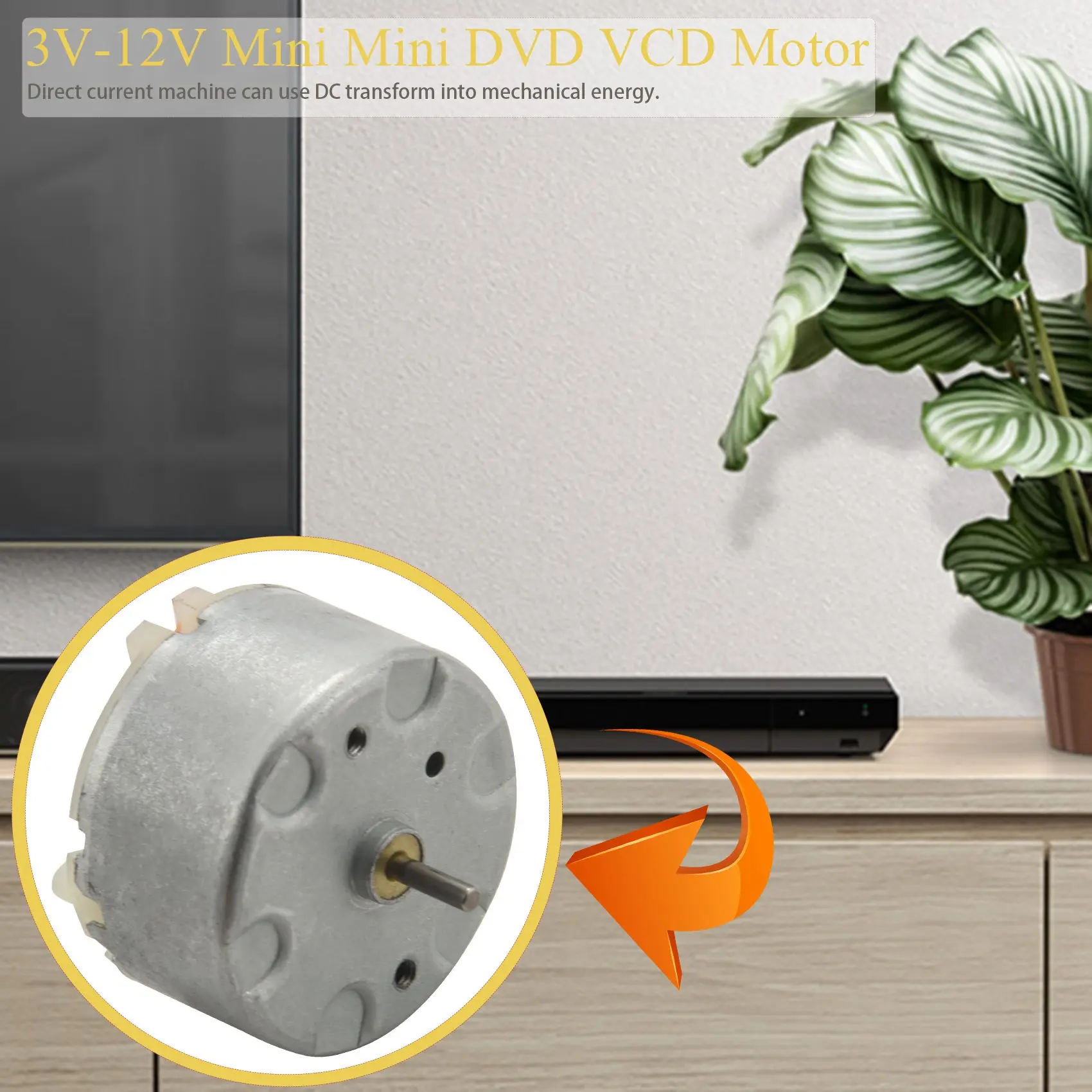 3V-12V Mini DVD VCD электродвигатель 3V-2700RPM 6V-4000RPM