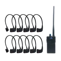 multiple functional durable waterproof wireless set bone conduction headset and walkie talkie for aquatic communication
