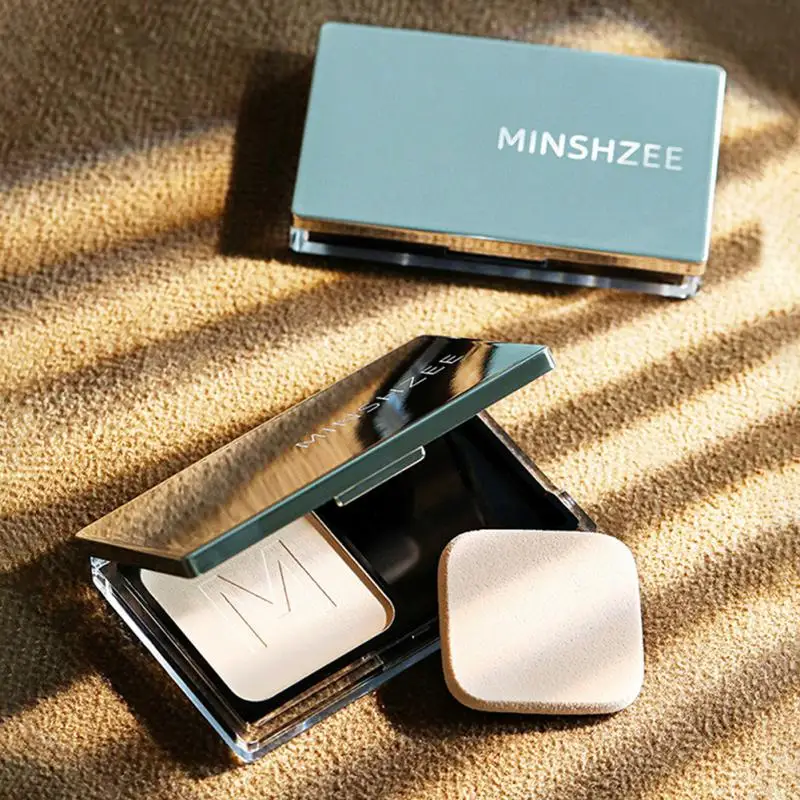 

1pcs Fixed Make up Powder Concealer Makeup Setting Powder Face Makeup Powder Cake Oil Control Dry And Wet