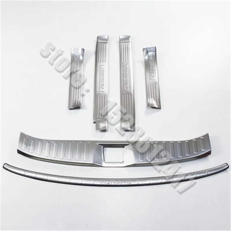 

for Nissan Murano 2015-2021 Car styling stainless steel Rear Bumper Protector Sill Door Sill Scuff Plate Welcome Pedal