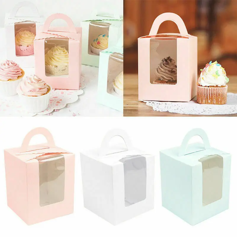 Es With Clear Window Gift Box Wedding Party Candy Cookies Box