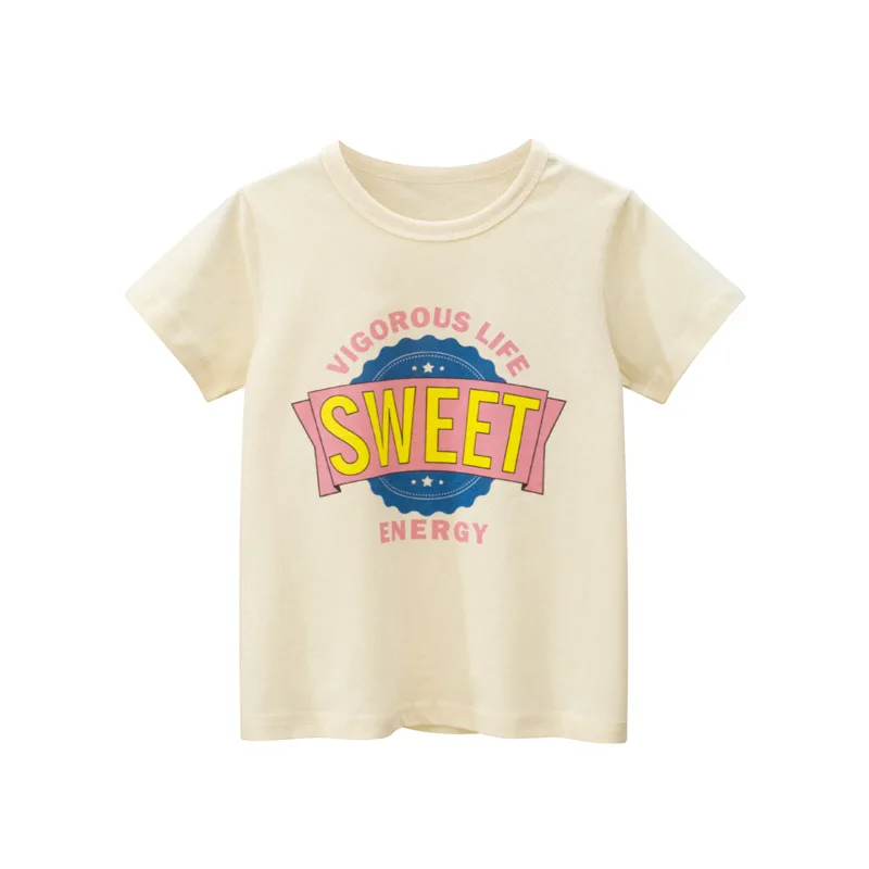 Детская футболка для мальчиков и девочек футболки одежда с короткими рукавами