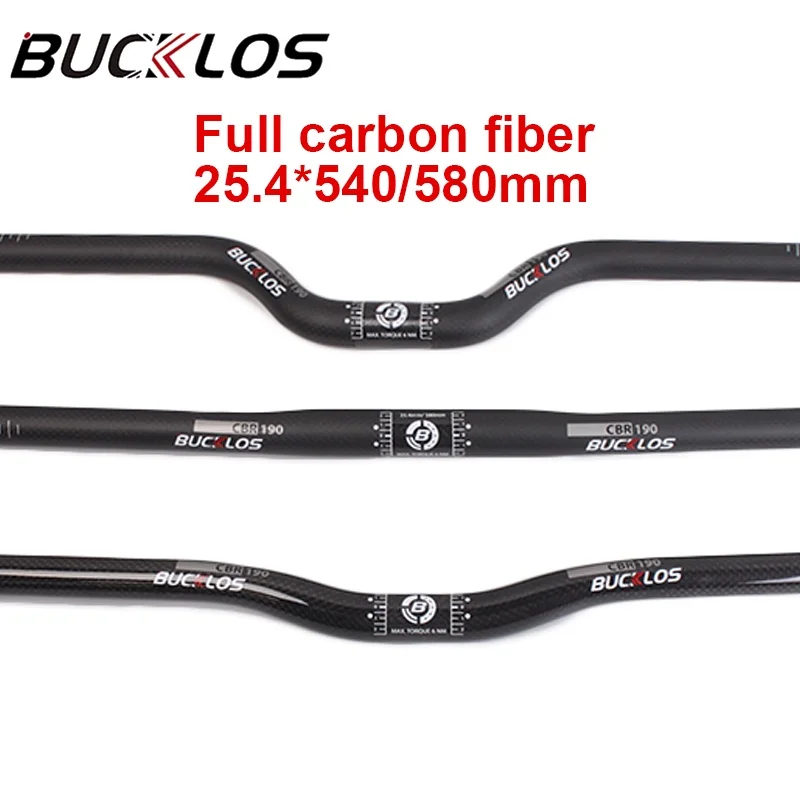 

BUCKLOS 25.4mm Folding Bike Handlebar Carbon Bicycle Handlebar 540mm 580mm Bmx Bike Handle Bar Cycling Flat/Riser Bar