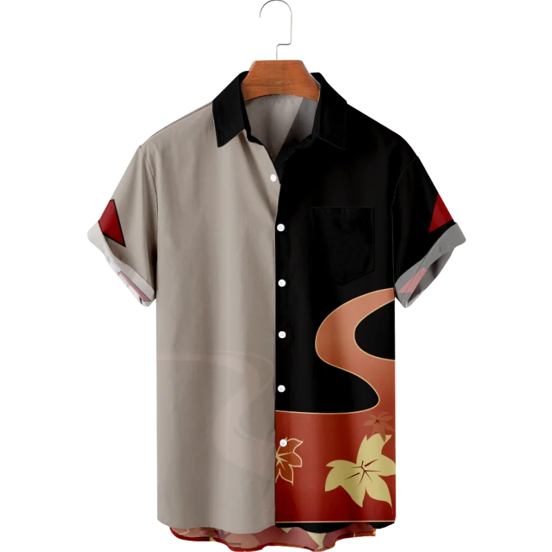 Новинка 2022 мужская рубашка/кимоно/футболка/шорты большого размера с 3D принтом из