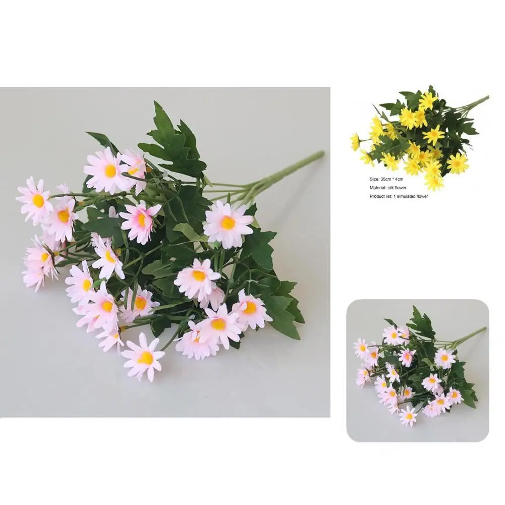 

Creative Delicate Colorful Decorative Artificial Chrysanthemum Flower with Stems Faux Flower Simulation Flower 1 Branch