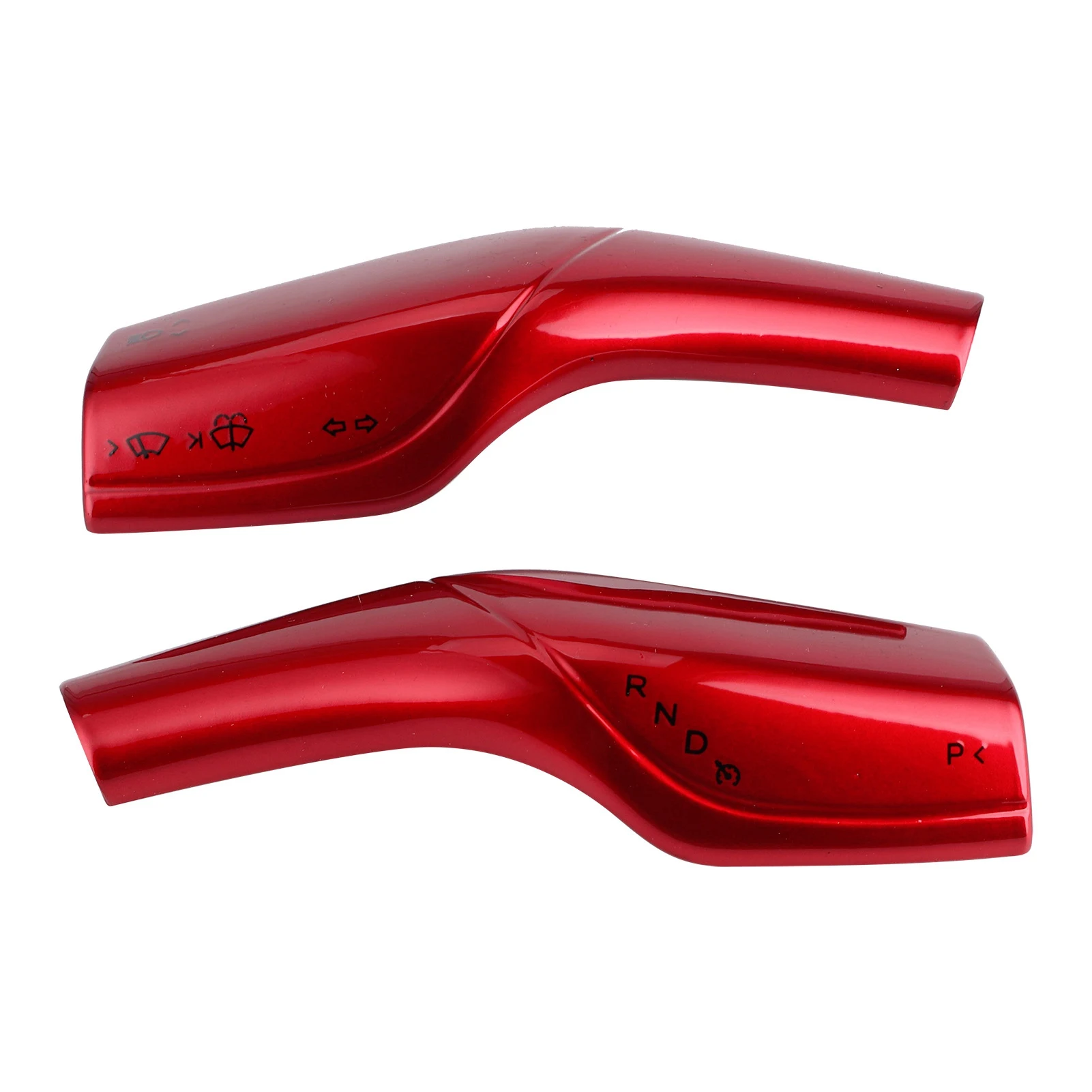 

Steering Wheel Turn Rod Cover Wiper Control Lever Trim Decor Fit for Tesla Model 3/YRed