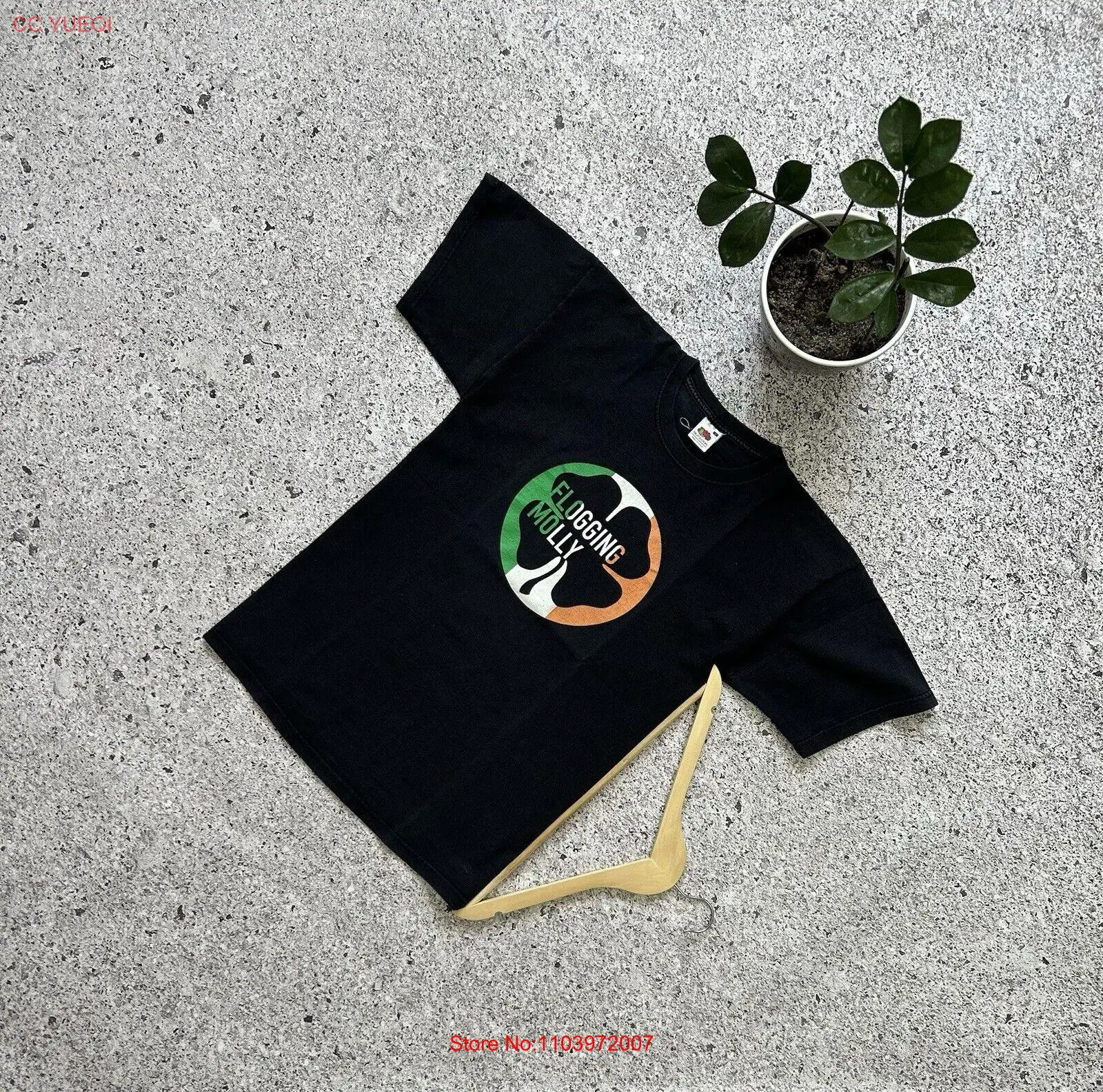 Редкая винтажная Черная Мужская футболка с принтом Молли Band рок Размер L