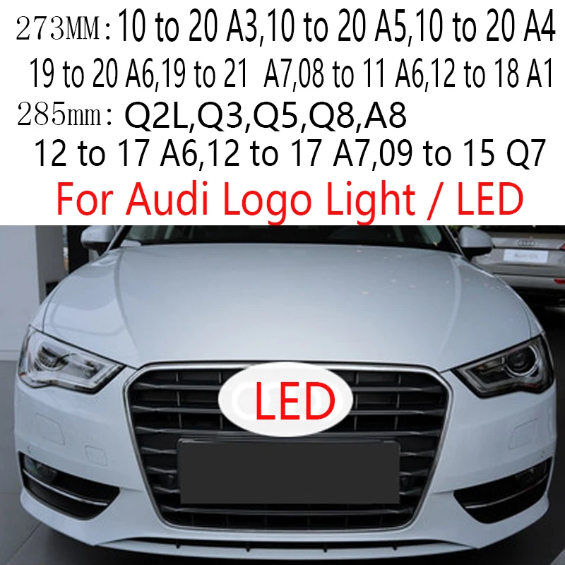 Подходит для AUDI A1 A3 A4 A5 A6 A7 Q7 Q2L Q3 Q5 четырехкольцевая передняя решетка капота с