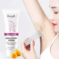 mango depilatory cream body painless effective hair removal cream whitening hand leg armpit hair loss product for men and women
