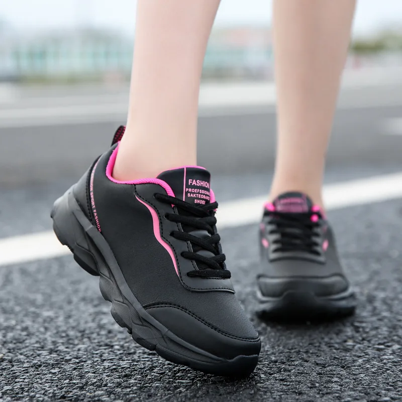 Xiaomi SALUDAS Women's Sneakers Waterproof Luxury Leather Shoes Light Breathable Running Sneakers Outdoor Sports Shoes Women