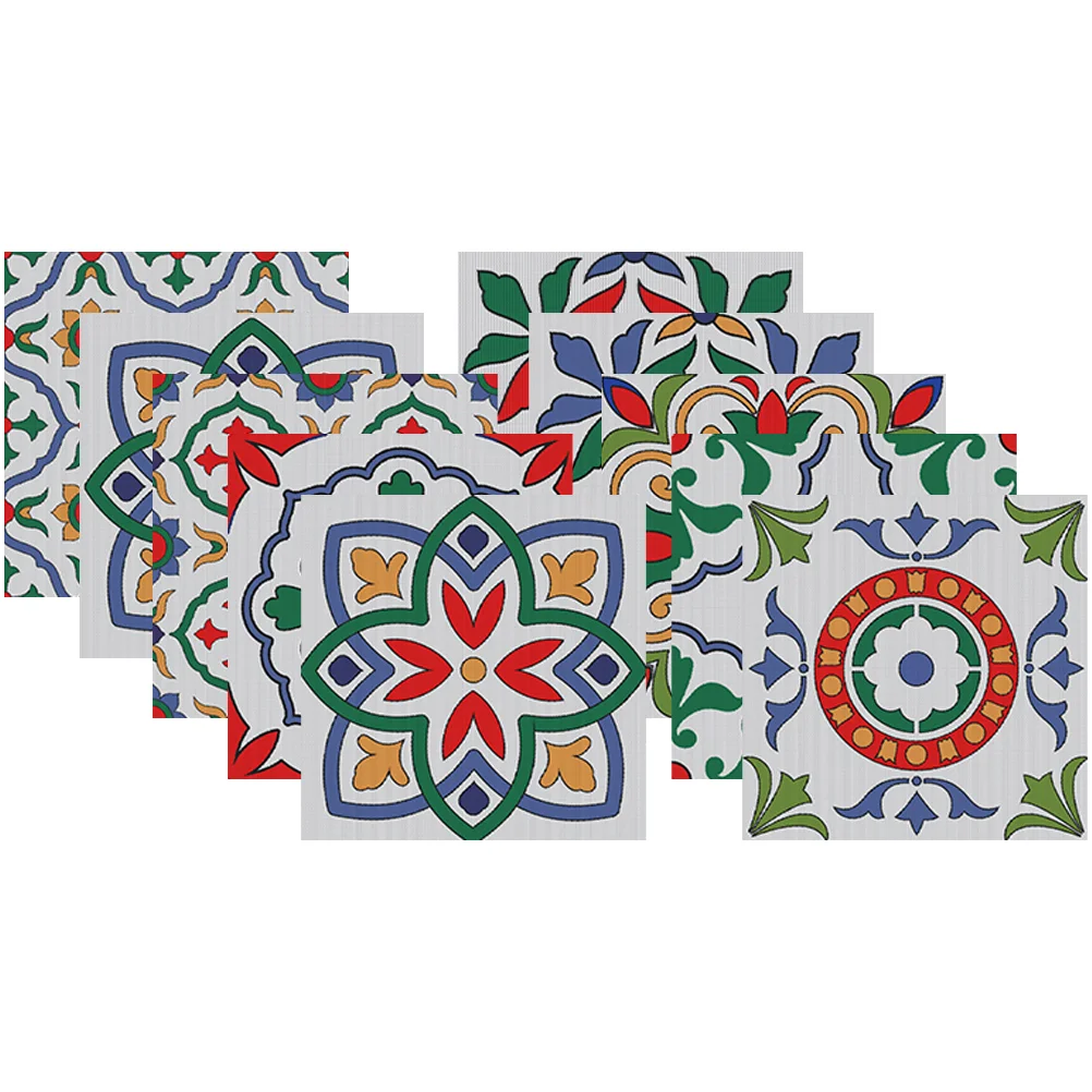 

Tile Sticker Stickers Wall Homedecals Floor Cupboard Furniture Bathroom Tilesticker Thick Frosted Removable Decorative