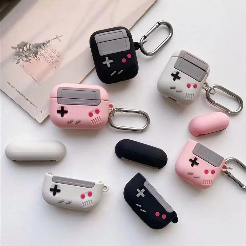 

Case For AirPods Pro 2 Generation Cute Fashion Game for Airpods 3 2 1 3D Gameboy Earphone case airpod pro 2 for airpods pro 2nd
