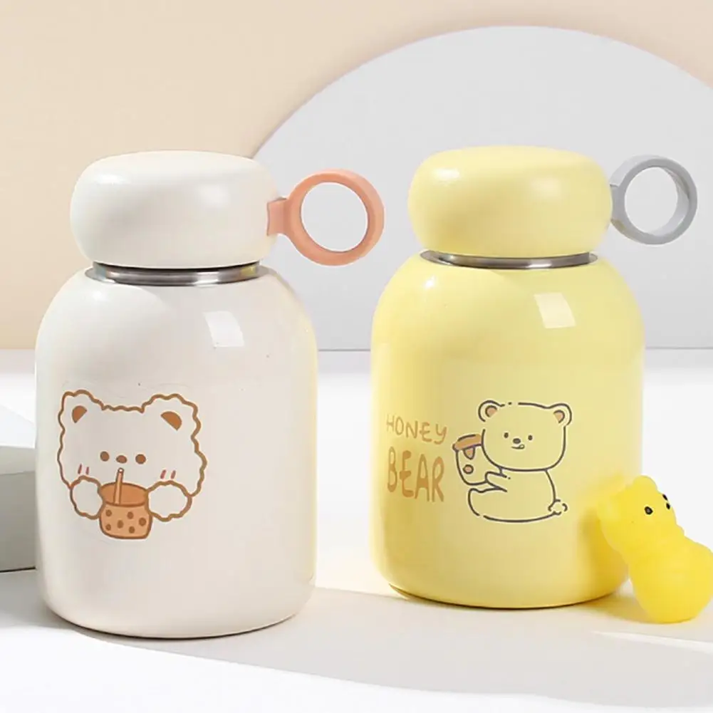 Модная мультяшная Изолированная кружка с подвесной веревкой чашка для воды