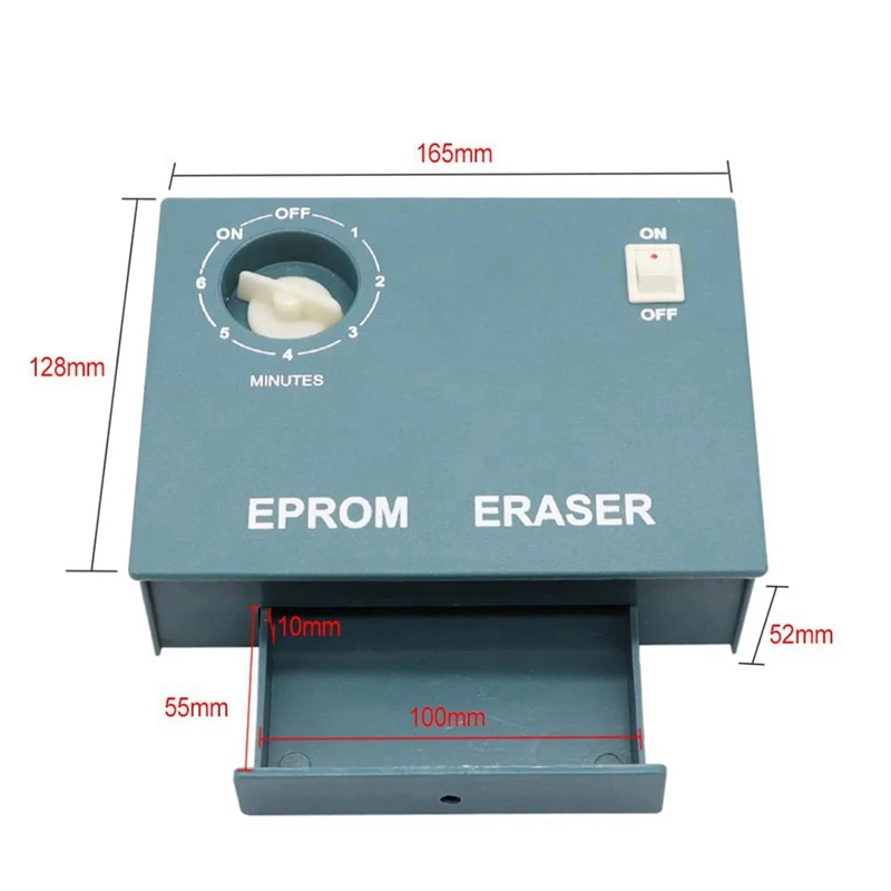 Фото УФ-устройство для удаления данных EPROM, инструмент для стирания данных EPROM, ультрафиолетовый свет для стирания, таймер для стирания полупроводниковых чипов, радиационное устройство для стирания, вилка стандарта ЕС - AD23 №4