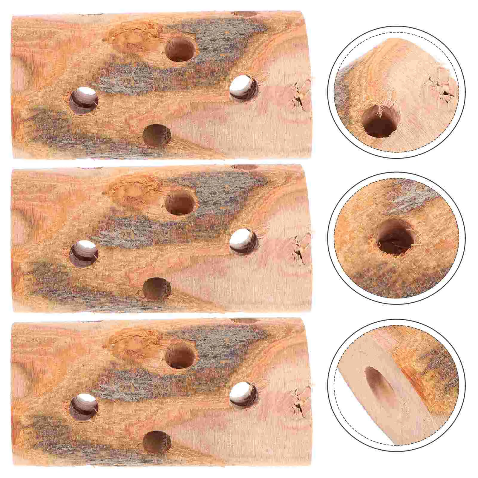 

3pcs Hamster Chew Stick Toys Wood Hamster Molar Toys Hamster Chewing Toys