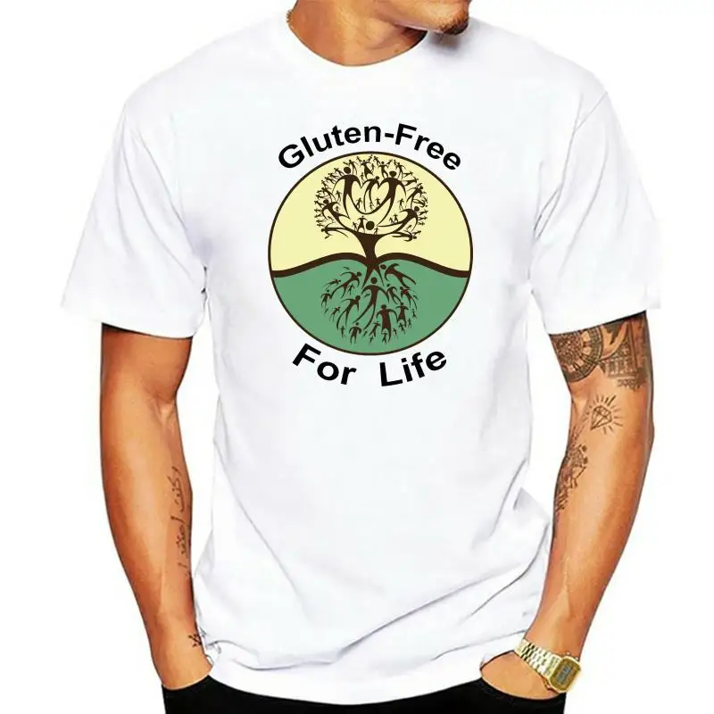

Gluten Free For Life Uprising Tree Artwork men (woman available) t shirt white