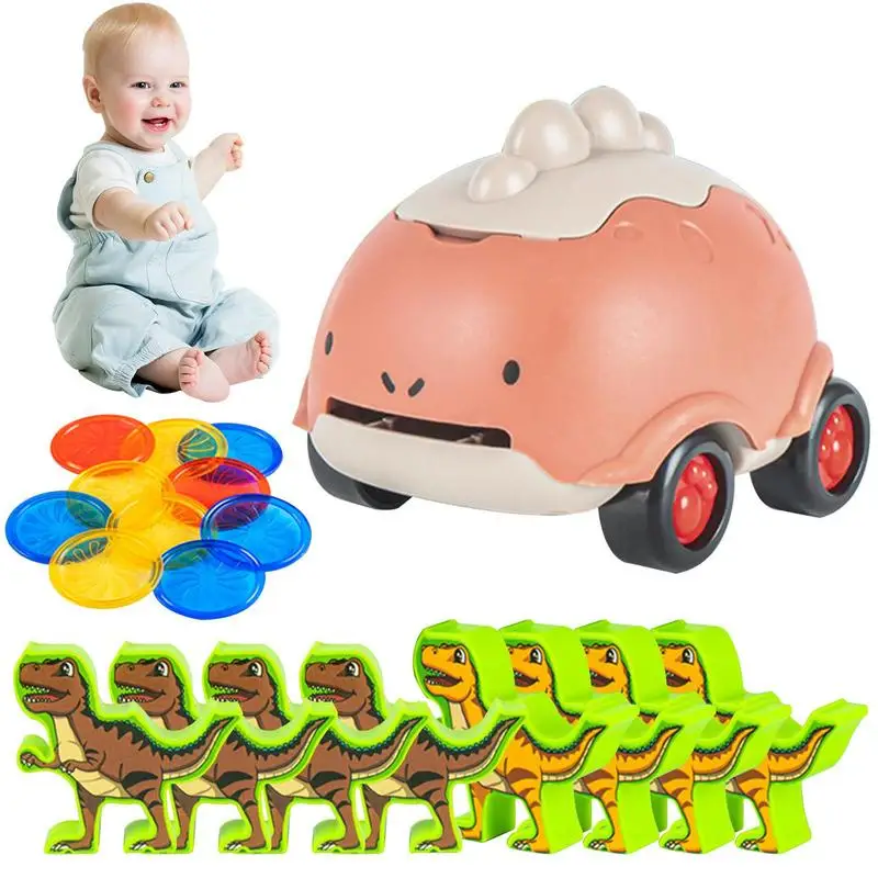 

Catapult Car Toys Stacking Toys For Toddlers Brain Teasing Push And Go Car Cartoon Animal Toys Catapult Kids Cars Toys Parent