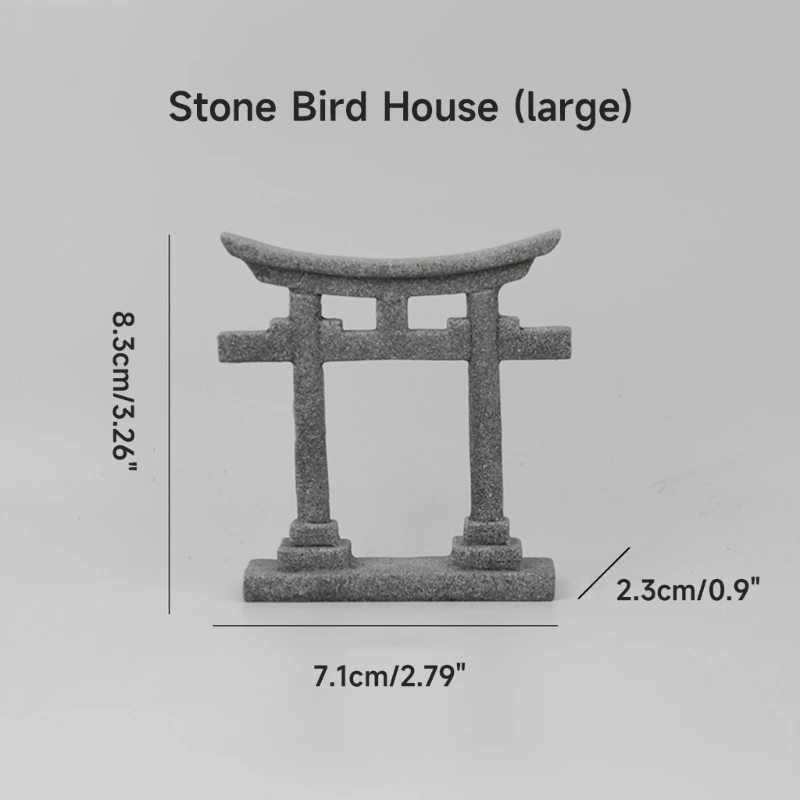 Украшение аквариумов японский орнамент ворот тории садовый пейзаж PXPD