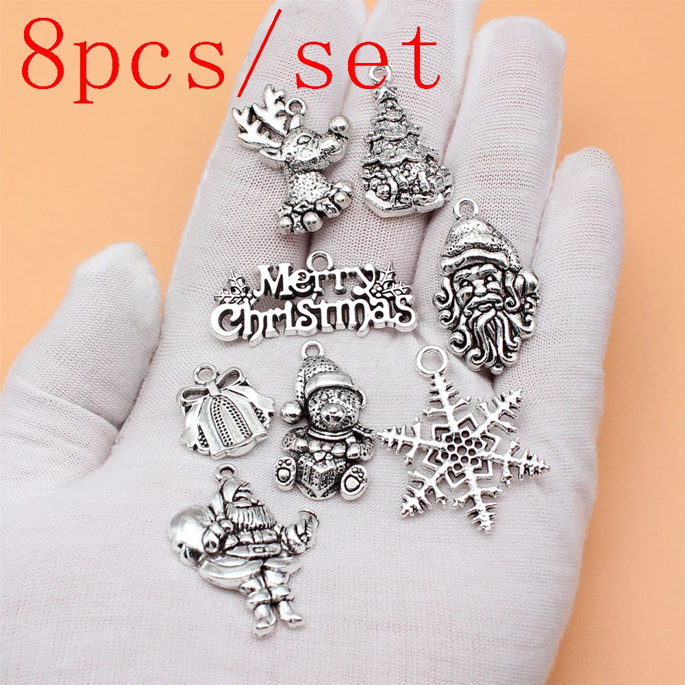 

8 шт./комплект, снежинки для украшений