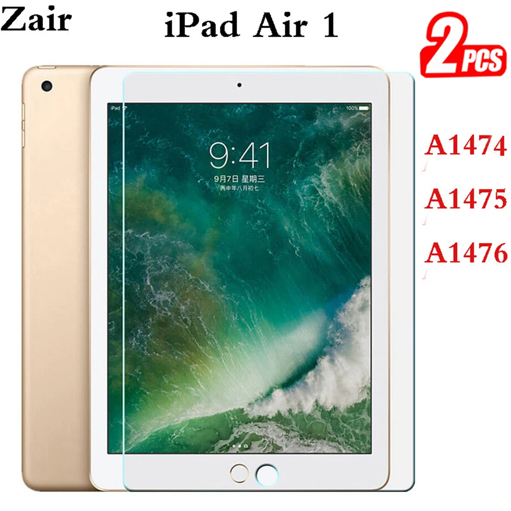 

Tempered Film For iPad Air 1 2013 9.7'' Full Coverage Screen Protector Glass For Apple iPad A1474 A1475 A1476 Protective Film