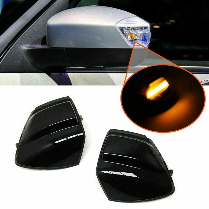 2 шт. динамические зеркальные боковые крылья для Ford Kuga C394 2008-12 S-Max 07-14 C-Max 11-19