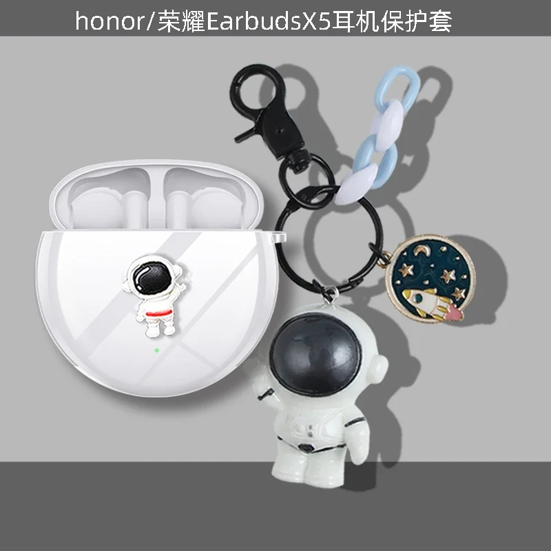 

Для Honor Earbuds X5, прозрачный чехол для телефона, защитный чехол для наушников Bluetooth, портативные наушники