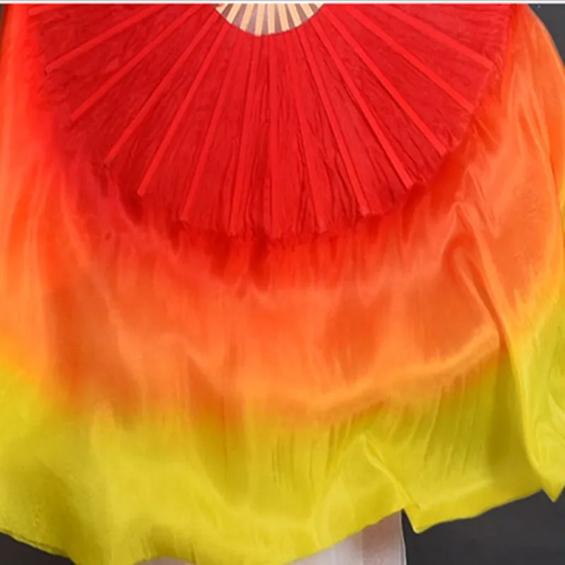 Одна пара шелковых Фата для танца живота легкий вес из натурального светильник