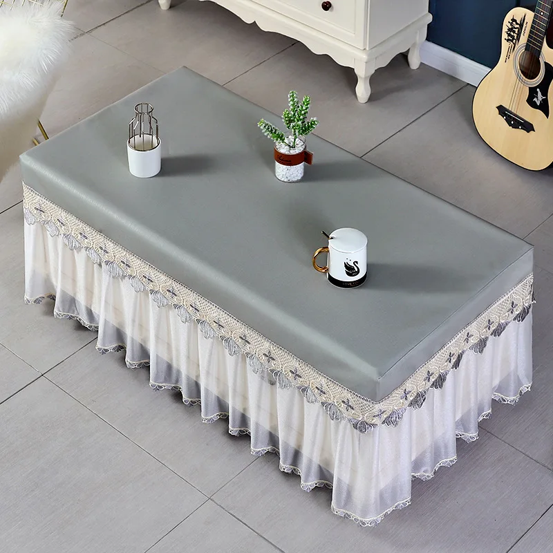 

Tea table cloth dust cover Europe type cloth art rectangle household double TV ark_DAN202