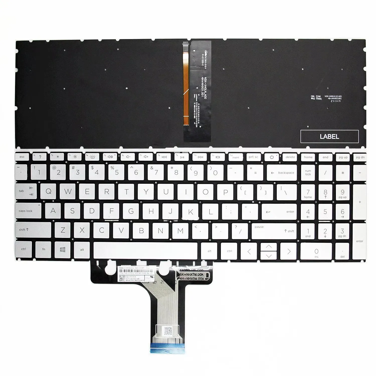 Клавиатура для HP Pavilion 15EG 15EH 15-EH 15-EG 15M-EH 15M-EG 15Z-EH TPN-Q246 TPN-Q245 английский язык США