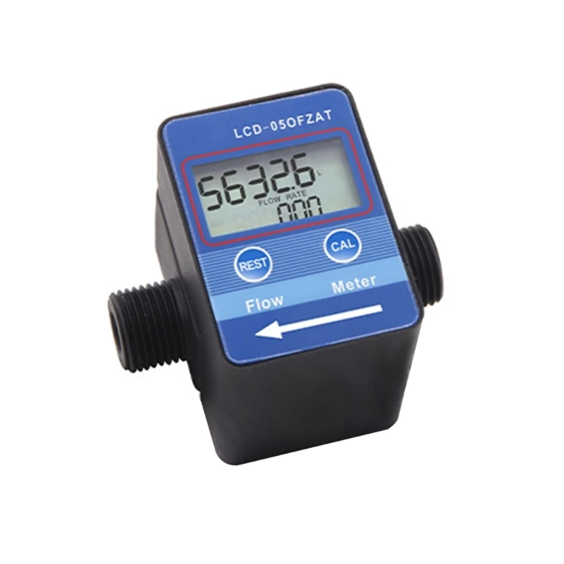 

Turbines Flow Meter Electronic Digital Flow-Meter Plastic Liquid Water Diesels Gasolines 2.3-3.3V