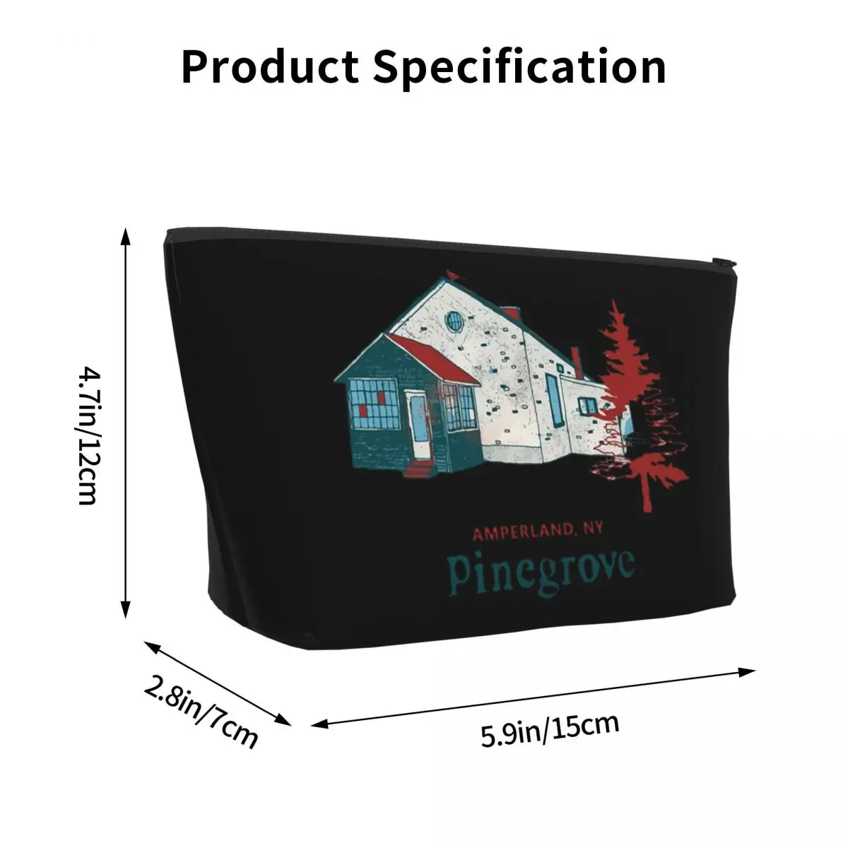 Pinegrove Merch Amperland косметичка для женщин косметички дорожная сумка для хранения туалетных принадлежностей органайзер Dopp Kit Box (art.: 3920d3be3d807) - 3920d3be3d807