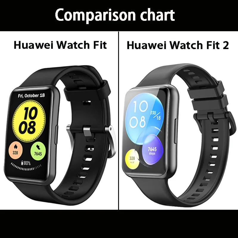 Silicone Band For Huawei Watch FIT Strap Smartwatch Accessories Replacement Wrist bracelet correa huawei watch fit 2 new Strap