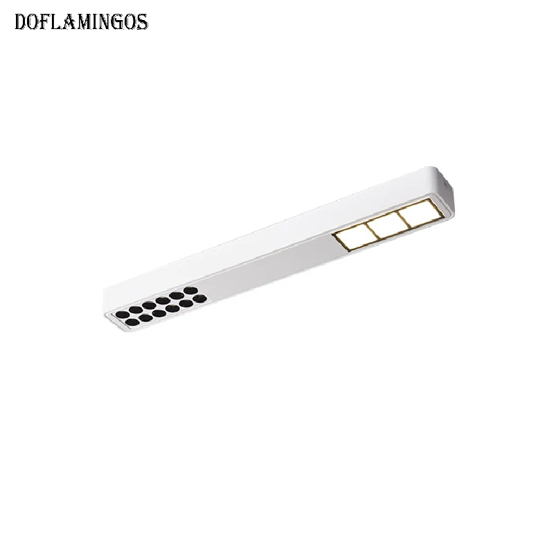

Линейная лампа с поверхностным креплением, минималистичные светодиодные светильники для балкона, коридора, туалеты, гостиной, столовой, Потолочная студийная лампа, 2023