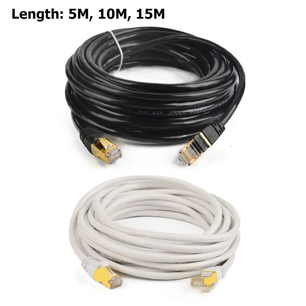 Кабель Ethernet Cat6A длиной 51015 м, скорость передачи 1 Гбитс, интерфейс RJ-45, патч-кабель Cat.6A SFTP, стабильная передача, полоса пропускания 250 МГц. (art.: 3920dc6a754db) - 3920dc6a754db