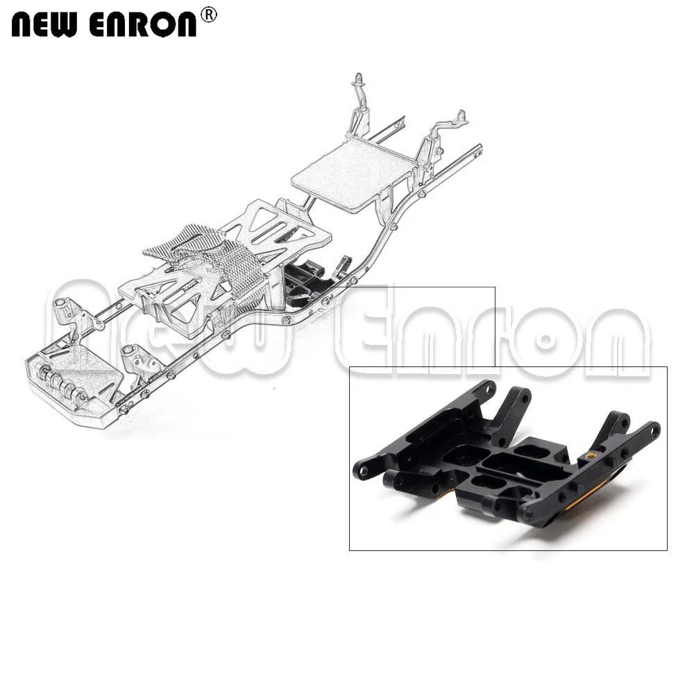 

NEW ENRON Aluminum Center GearBox Mount Holder Skid Plate RC Car for Adults For Crawler 1/24 Axial SCX24 90081 C10 Upgrade Parts