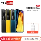 Глобальная версия POCO M3 Pro 64GB128GB смартфон Dimensity 700 Octa Core 6,5 ''90 Гц DotDisplay 48MP тройной Камера 5000 мАч NFC