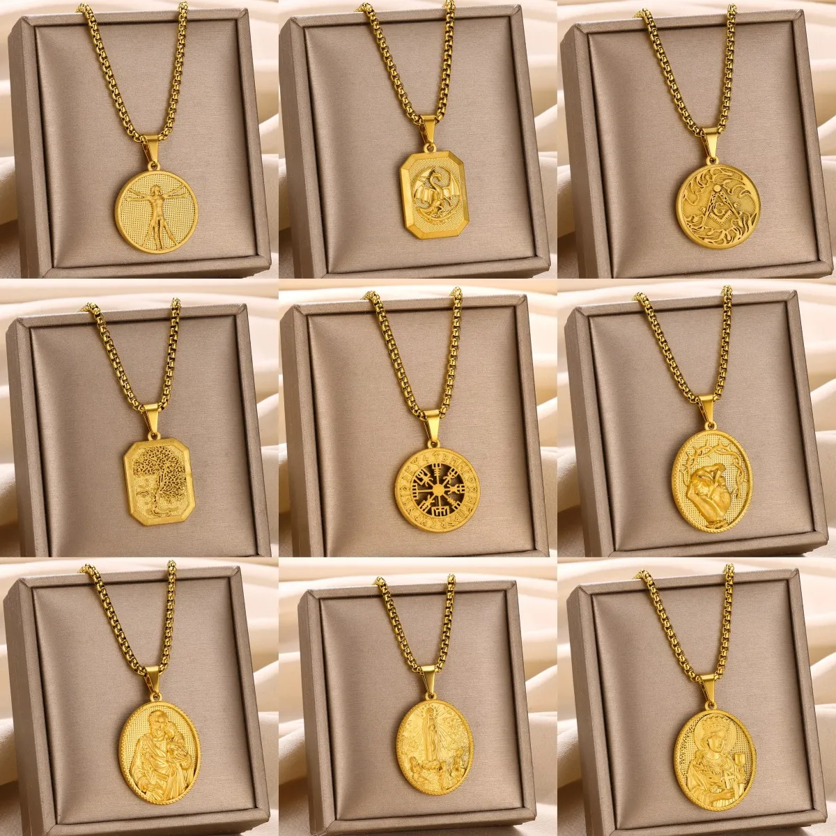 Эстетическое ожерелье высокого качества из нержавеющей стали для женщин и