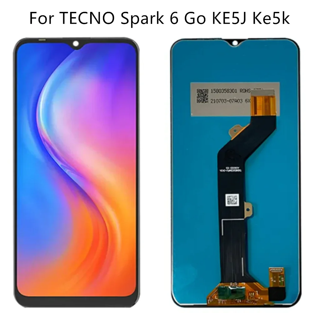 Совершенно новый 6 52 &quotдля TECNO Spark Go KE5J Ke5k/SPARK GO 2020 KE5 ЖК-дисплей сенсорный датчик