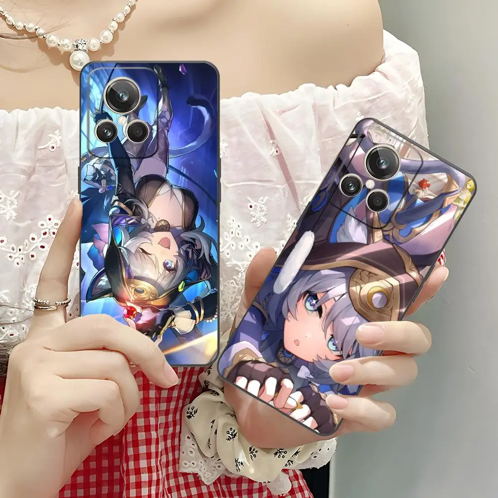 Фото Чехол для телефона Honkai Star Rail Cipher для Realme 15 14 13 12 11 10 9 Pro Plus T i Lite 5G с цветным принтом, чехол для мобильных телефонов №2