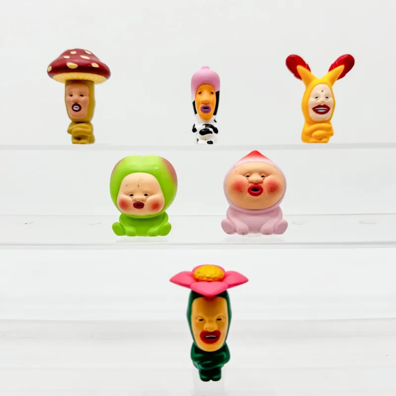 Фото Японская QUALIA Kobito Gashapon, капсульные игрушки, ферма, эльф, корова, Chomper, кукла, экшн-фигурка, модель игрушки, коллекционные украшения №1