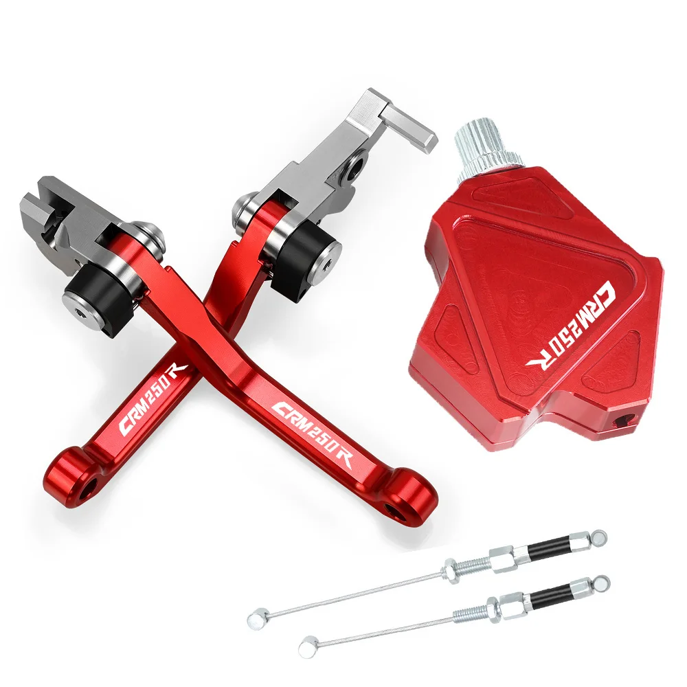 

Motorcycle CNC aluminum Dirt Bikes Easy Pull Clutch Lever Brake Lever System Set for HONDA CRM250R CRM 250R CRM 250 R 1994-1999