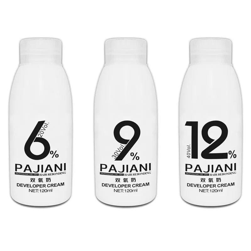 

3pc Non-irritating Hydrogen Peroxide Hair Dye Cream Companion Hydrogen Peroxide Hairdressing Supplies Aromatic Hydrogen Peroxide