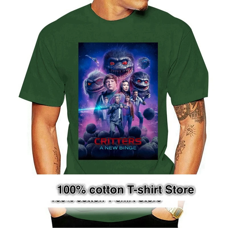 

Critters Were Back A Binge Horror Tv Show Bounty Hunters Hd91 Black T Shirt Tee Shirt