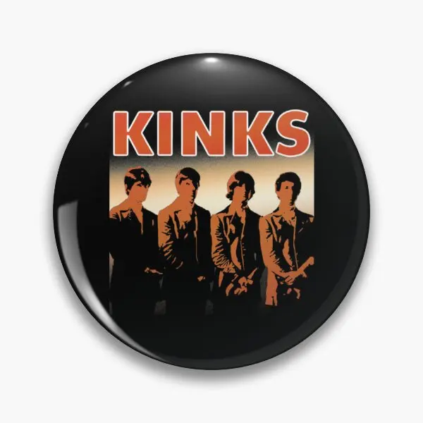 Kinks Vintage The Band Life Stinks Мягкая пуговица Значок на булавке Подарок Модный декор